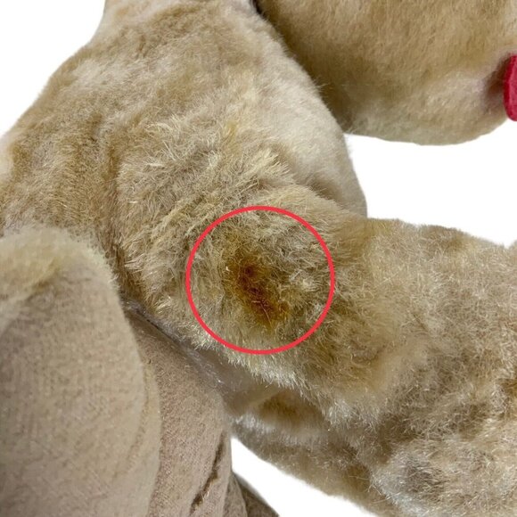 Rushton 1960s Golden Retriever Plush Puppy Dog With Floppy Ears 13 inch - Picture 11 of 11